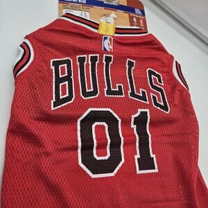 NBA Jersey for DOG Licensed Comfy Mesh Chicago Bills Size LARGE 20-24"